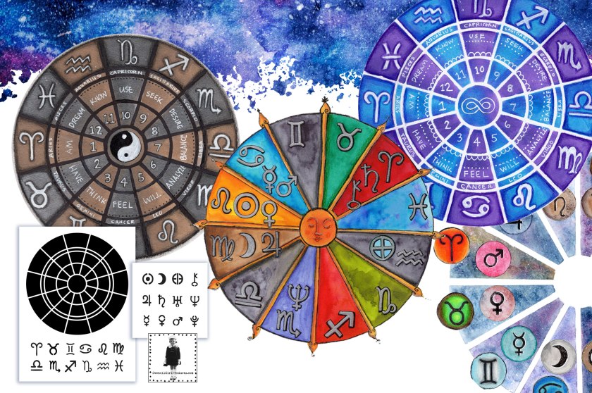 Zodic Signs Vector Design Zodiac Signs Stencils